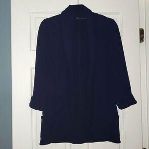 Large dark blue blazer